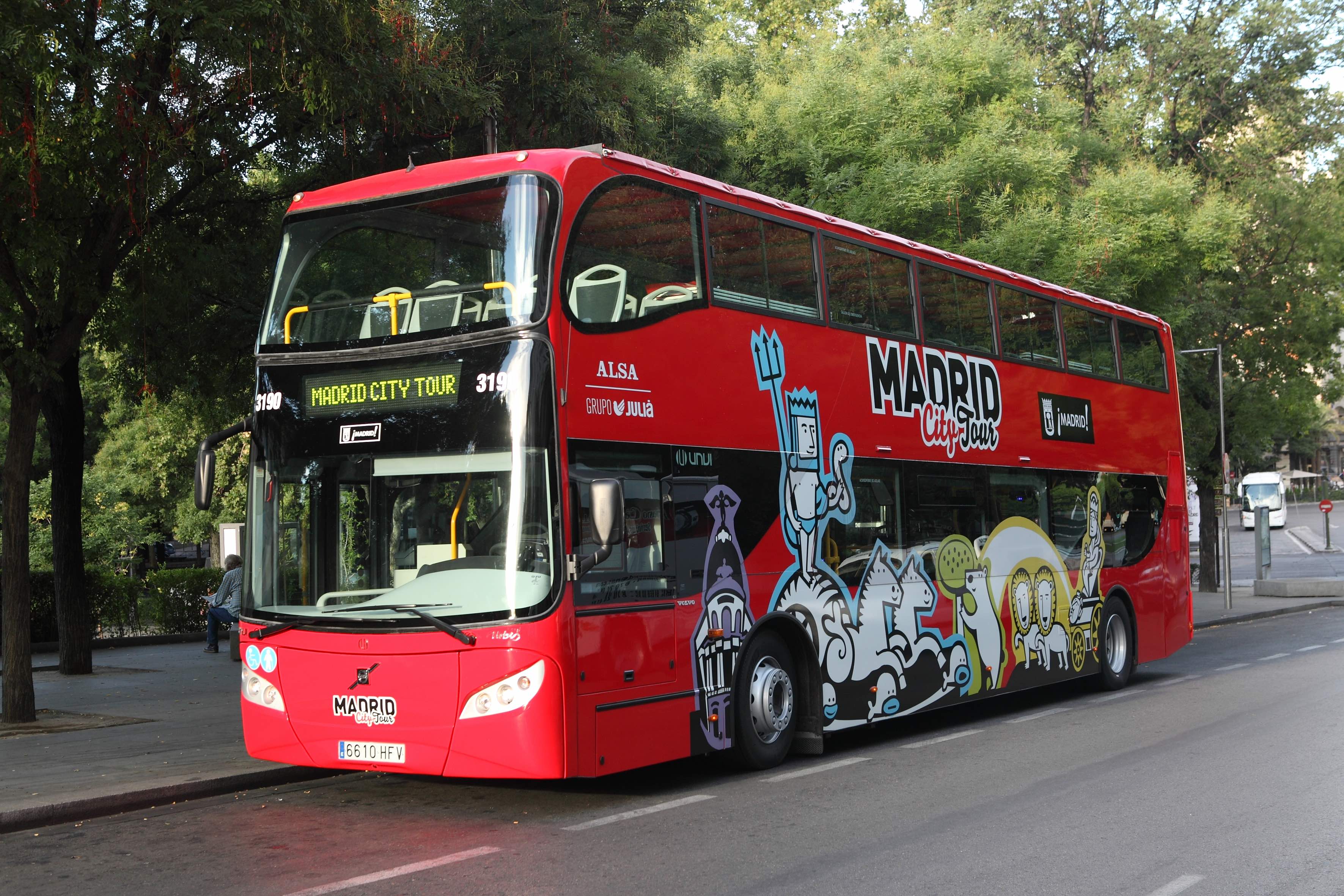 Madrid City Hop-on Hop-off Sightseeing Bus Image