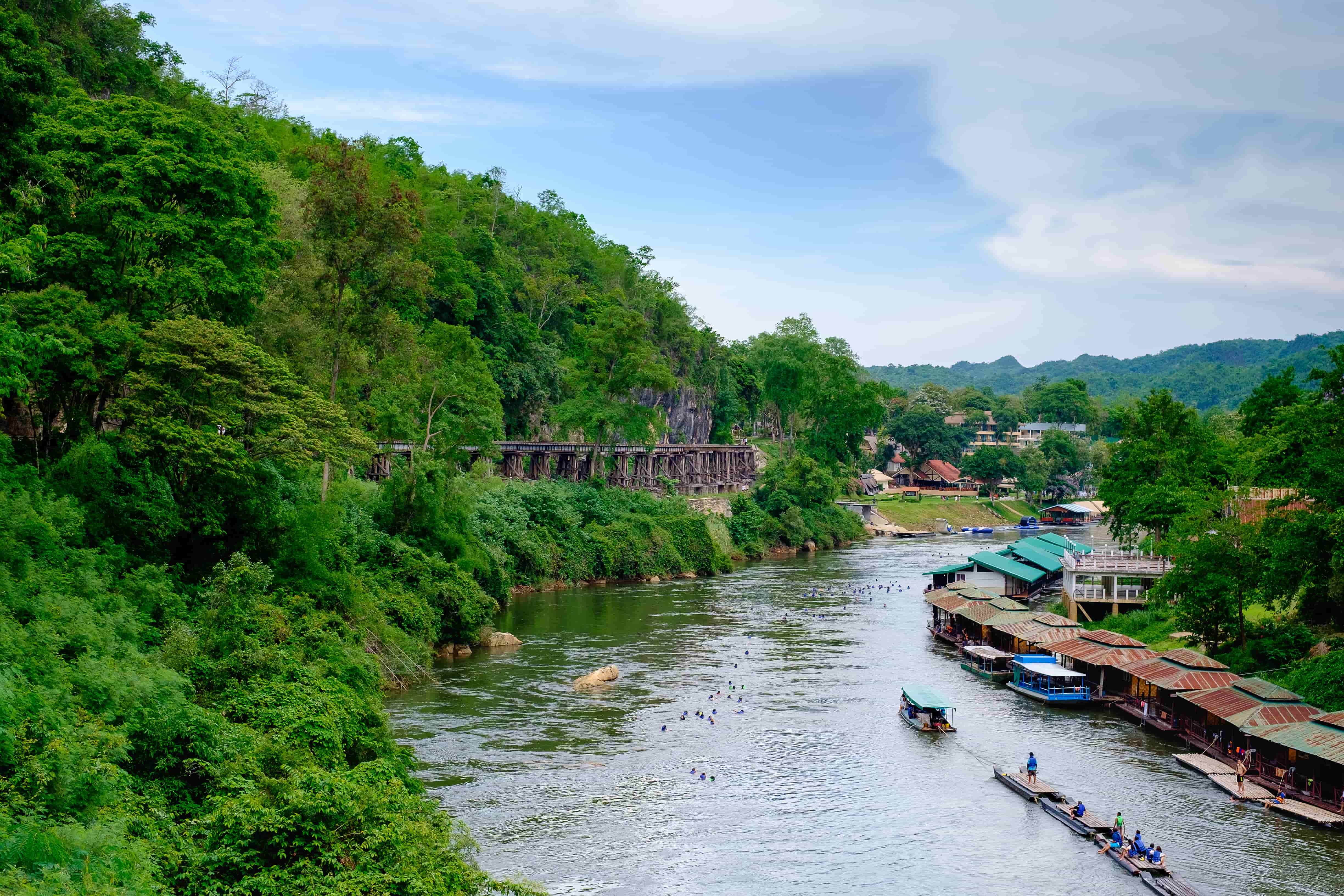 Kanchanaburi Private Two-Day Charter Tour: Float House River Kwai Resort Image